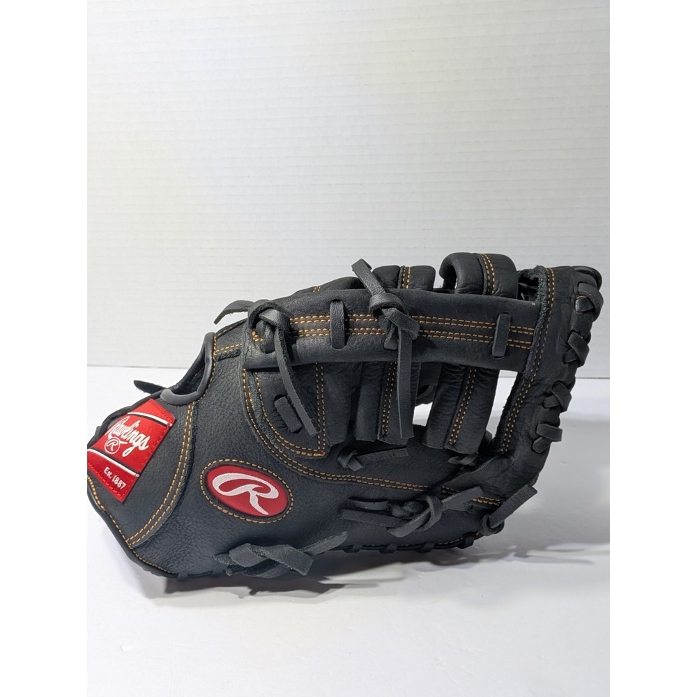 Rawlings Renegade 11 1/2" RHT R115FBM Glove Mitt Right Hand Throw Leather Black
